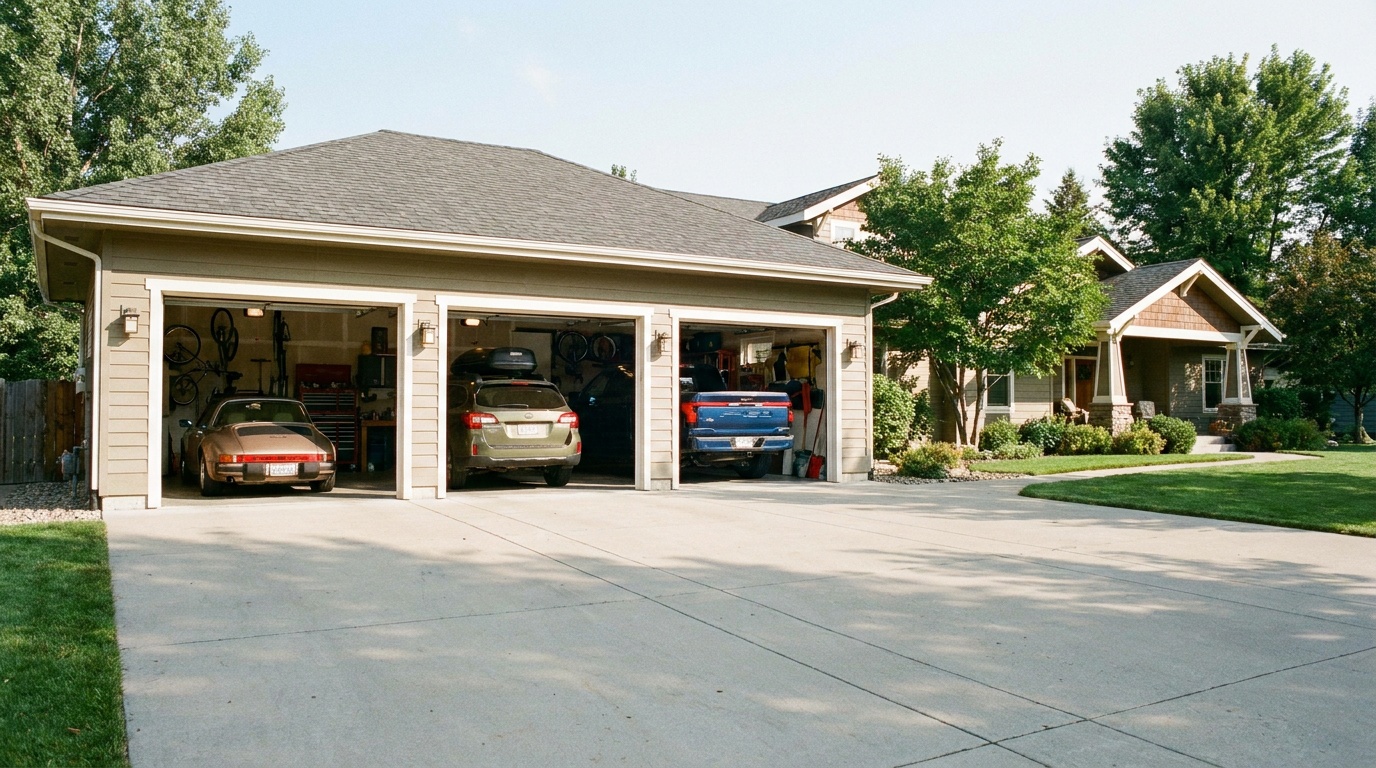 Three-Car vs. Two-Car Garage Planning: Space and Layout Considerations