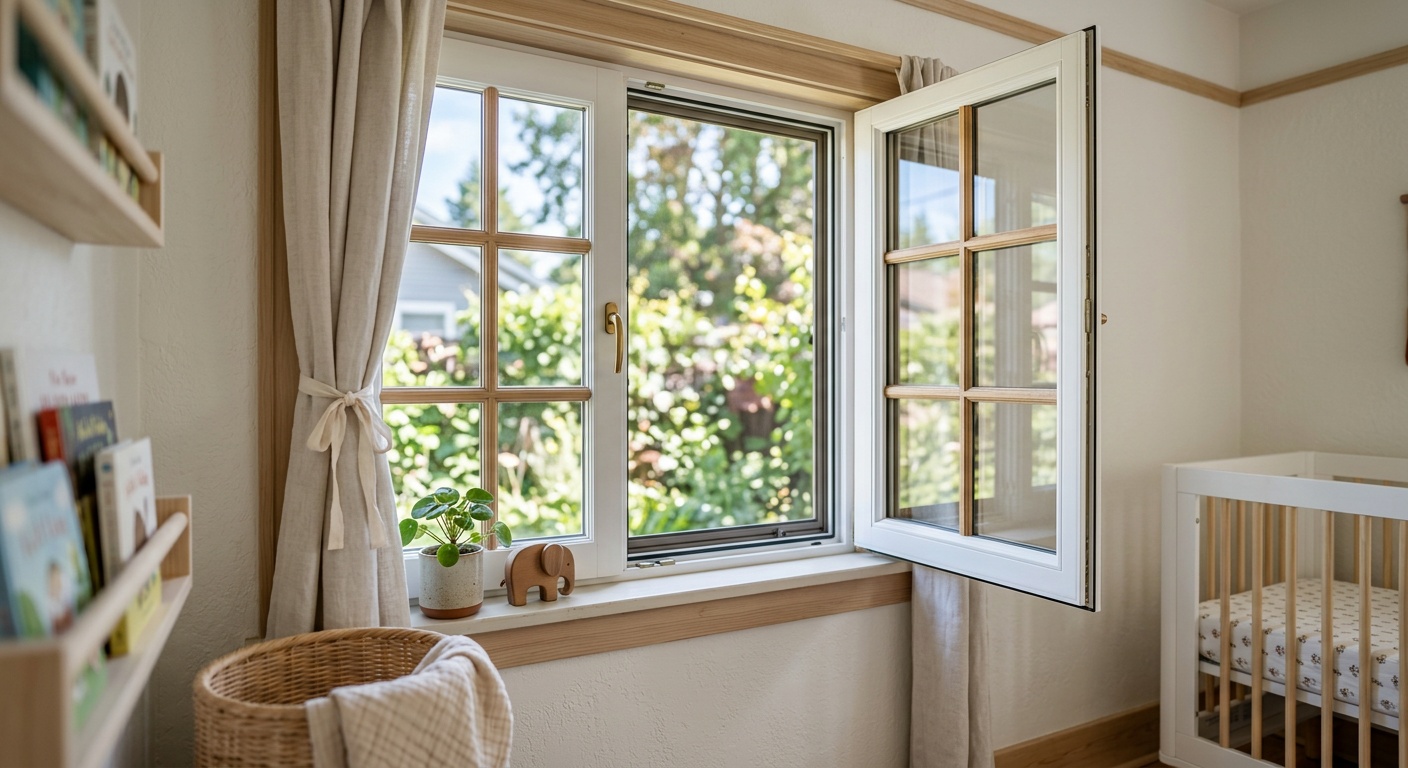 Natural nursery ventilation