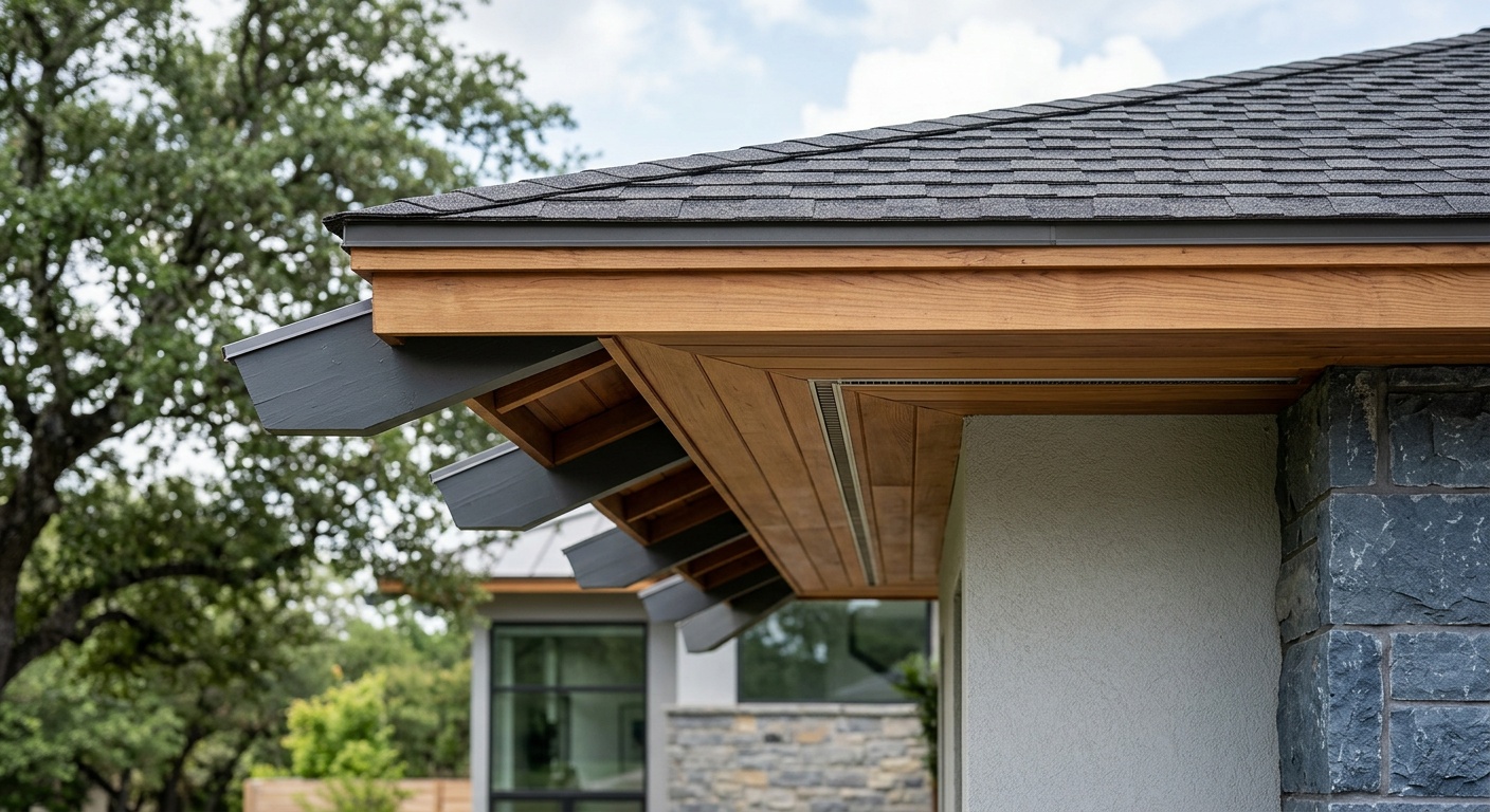 Best roof overhangs and eave depths for sun shading